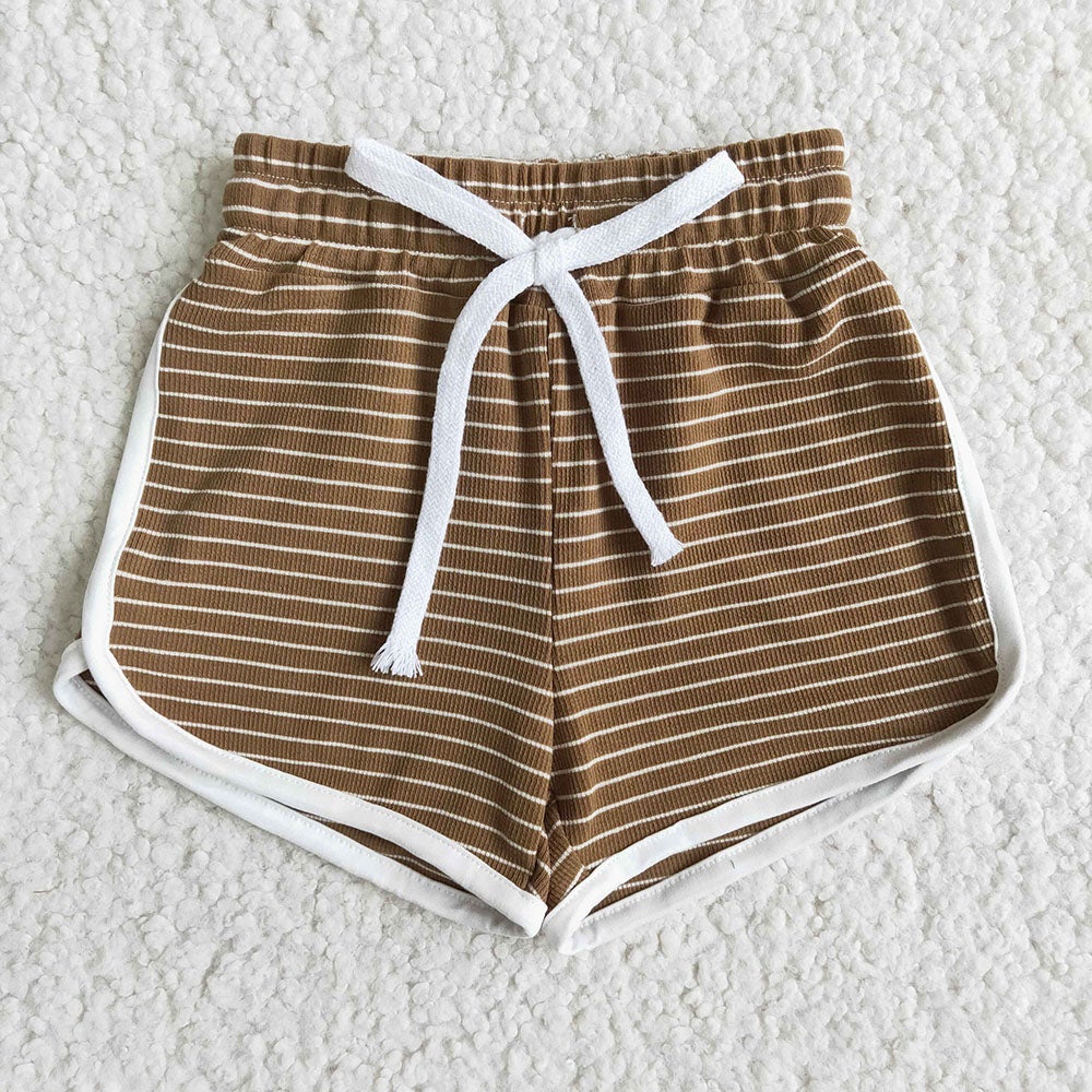 Baby girls summer sports design shorts 6
