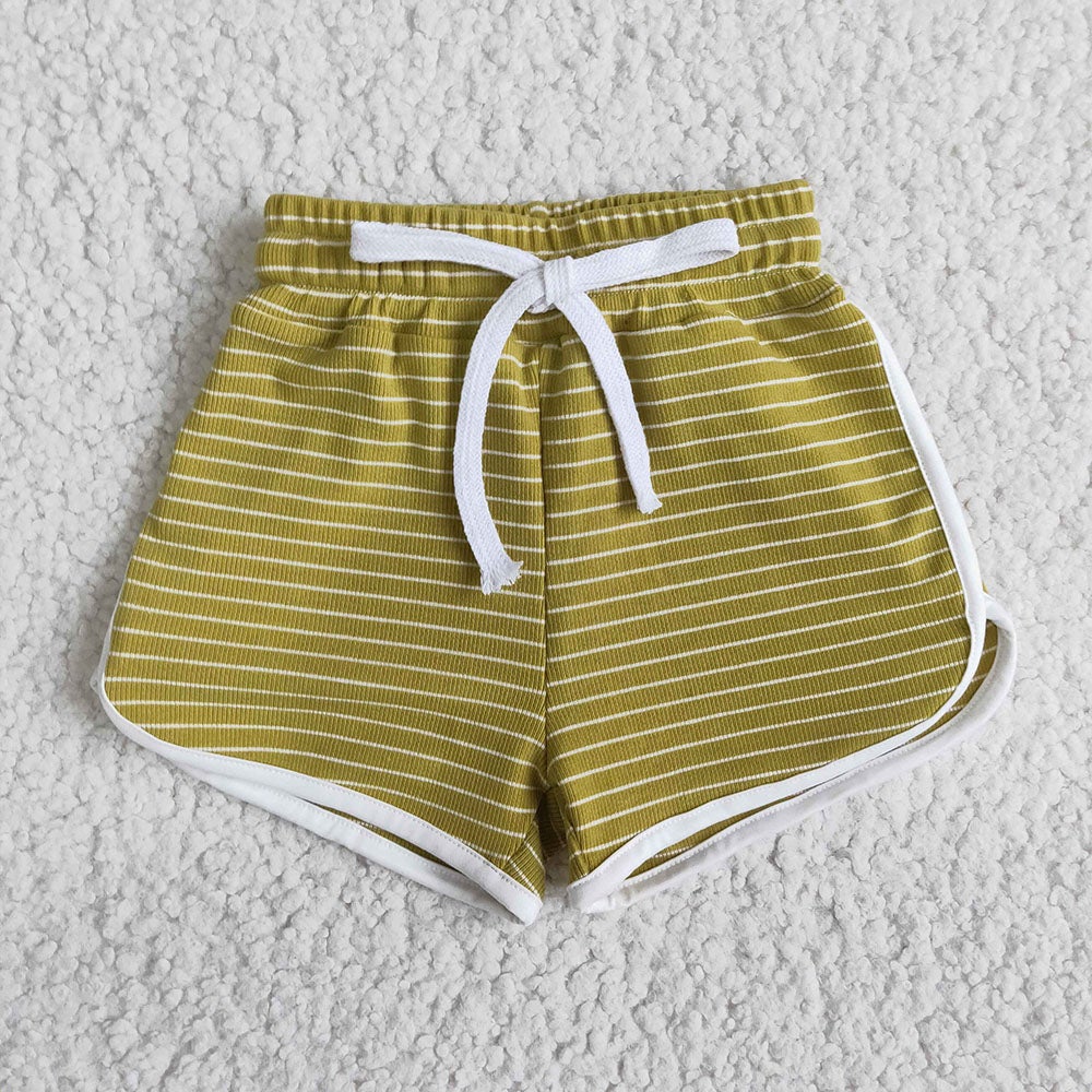 Baby girls summer sports design shorts 7