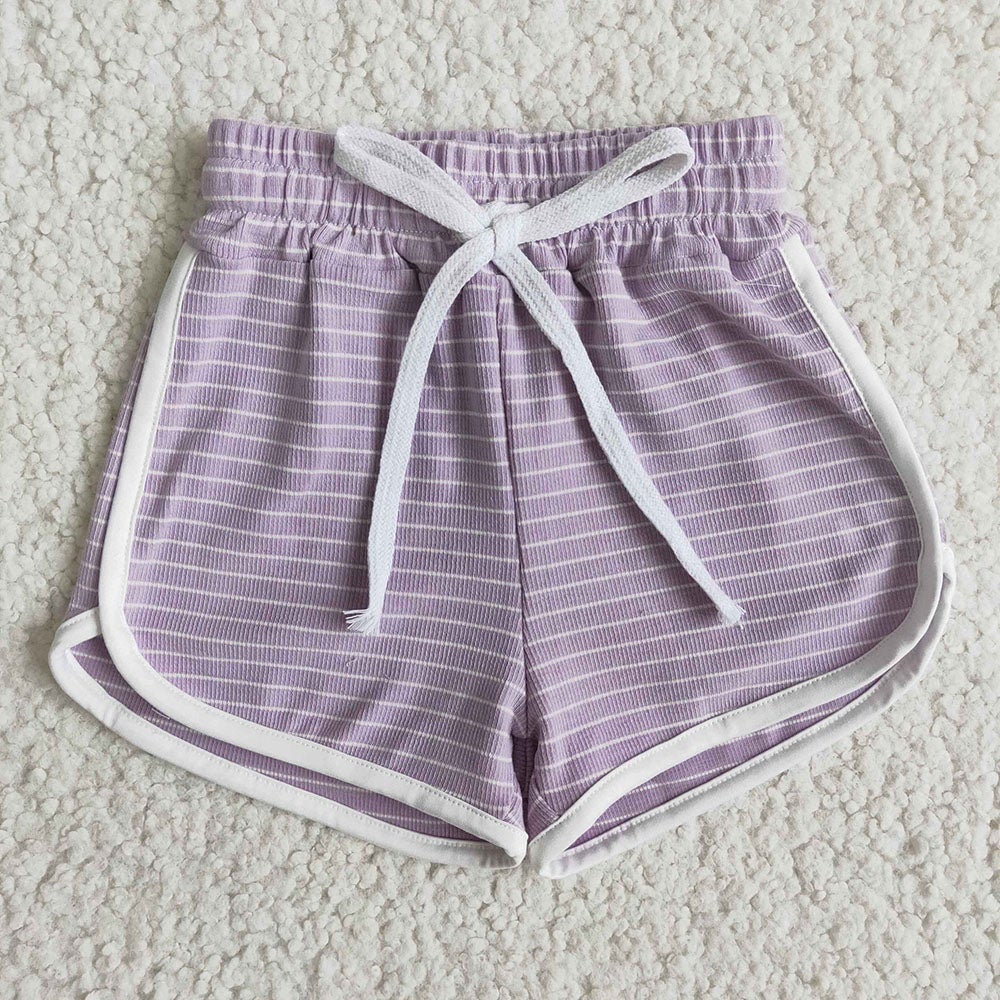 Baby girls summer sports design shorts 9