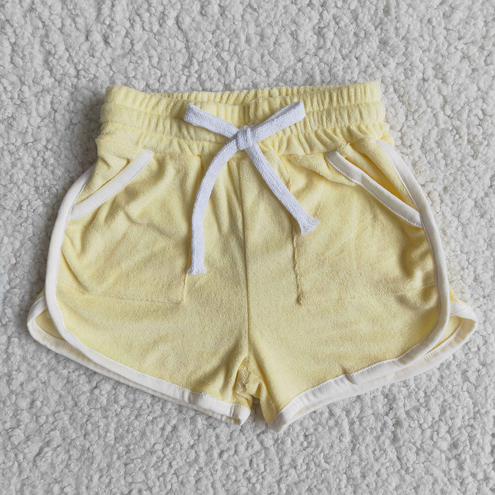 Baby girls summer sports design shorts 11