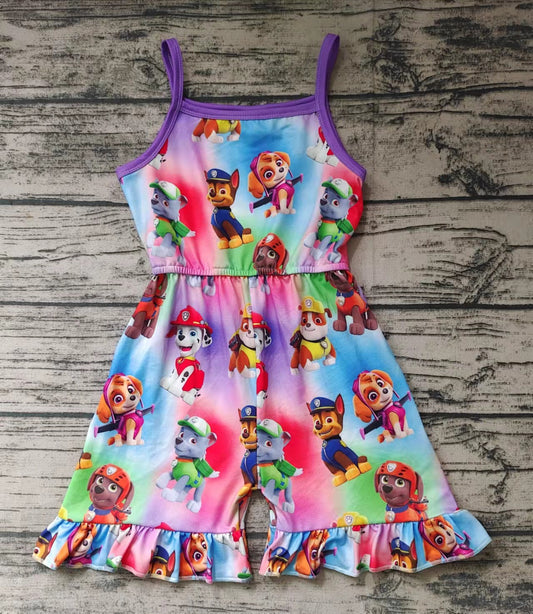 Baby girls cartoon dogs Jumpsuits