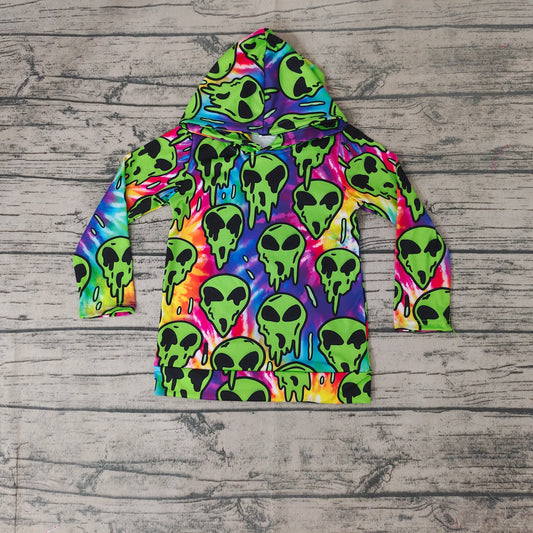 Baby boys hooded Halloween long sleeve colorful tops