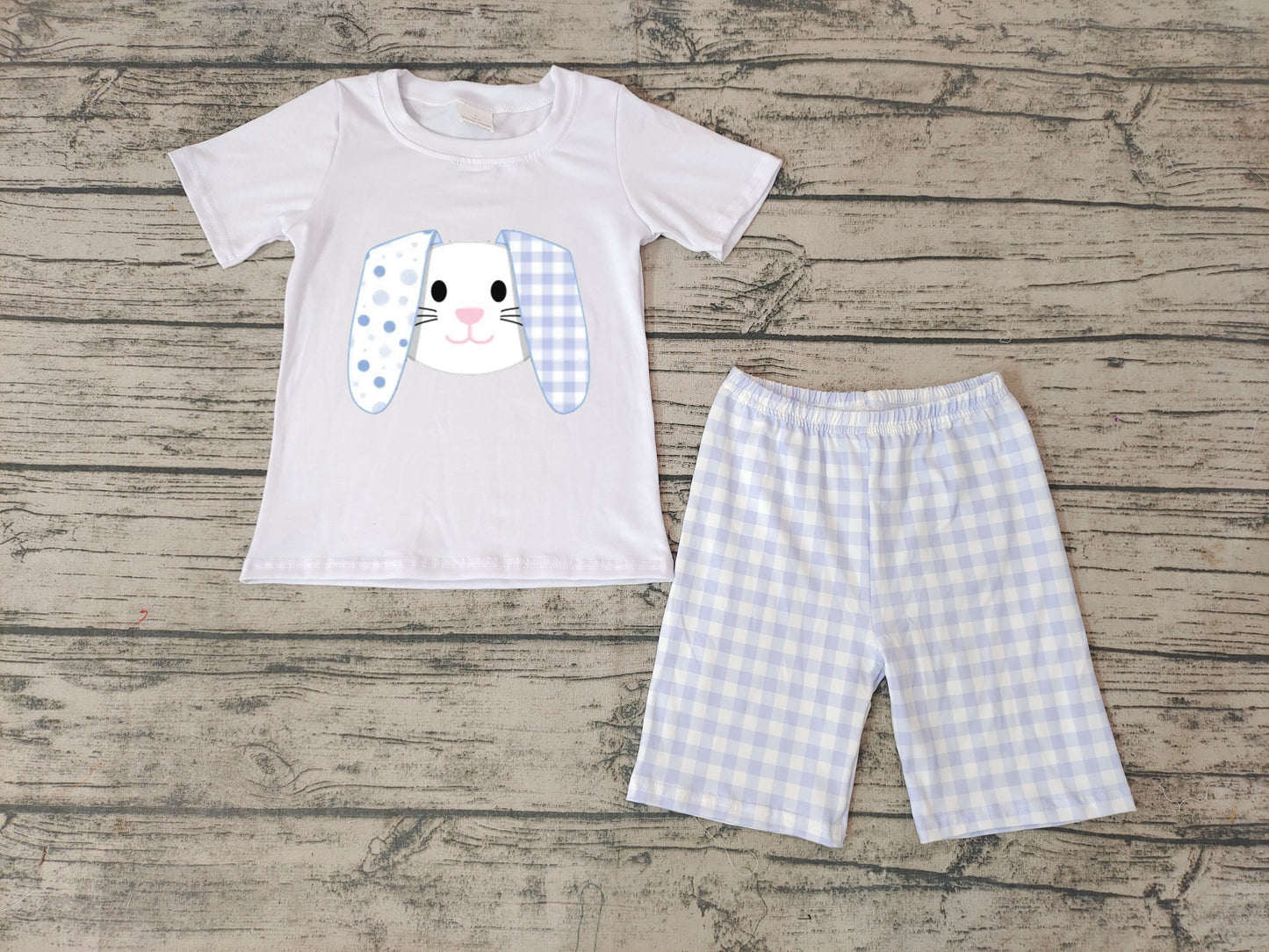 Baby Boys Easter rabbit shorts sets