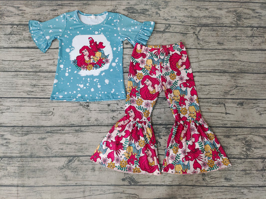 Baby Girls Mermaid Cute Bell Pants clothes sets