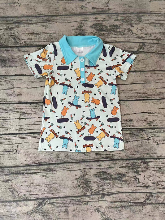 Baby Boys Easter Bunny Short Sleeve Tee Shirts Tops