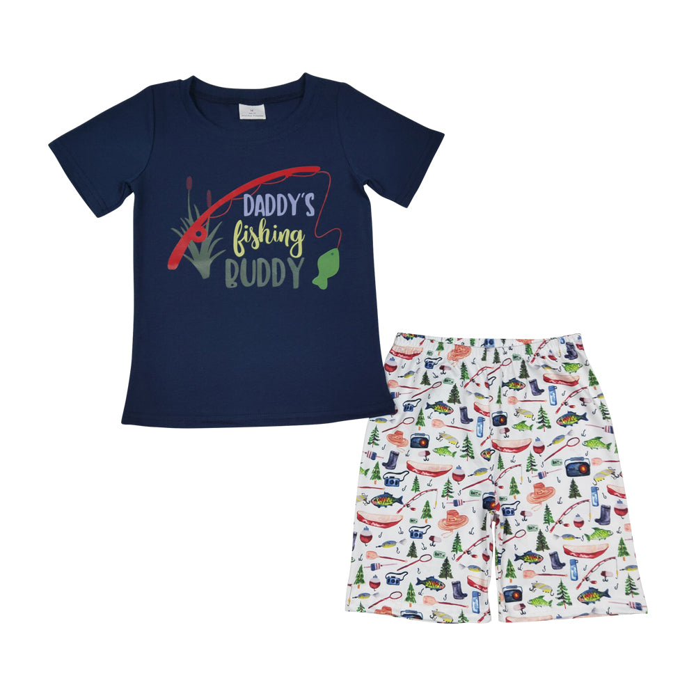 Baby Boys Summer Fishing Shorts Sets