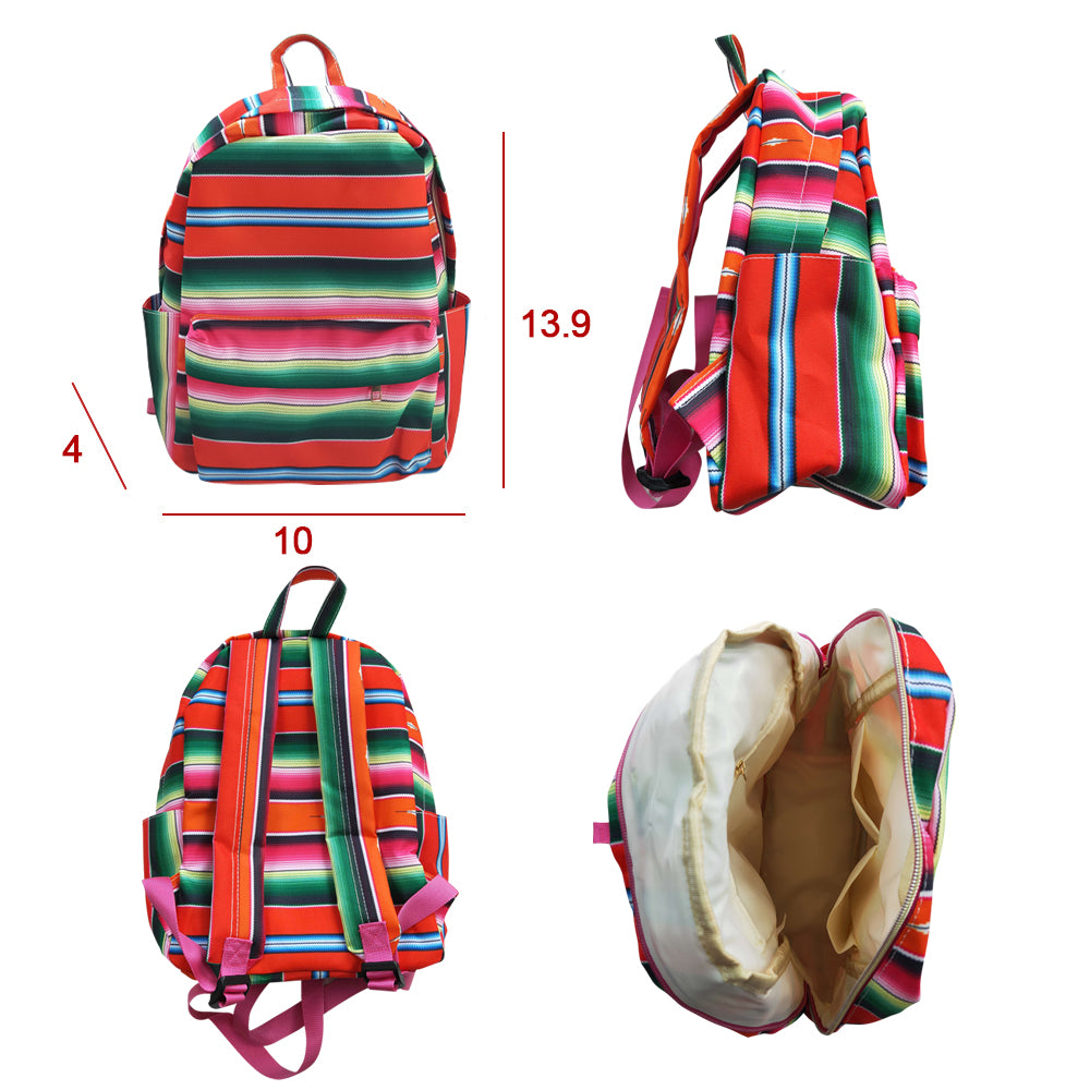 Baby Kids Children Western Serape Stripes Back Bags