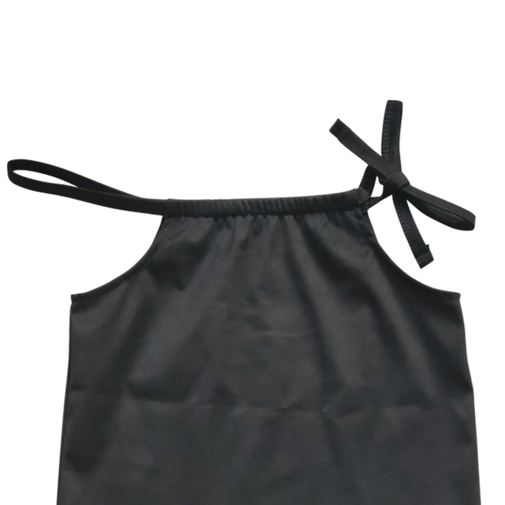 Baby Girls Black Tassle Halter Shirts Tops