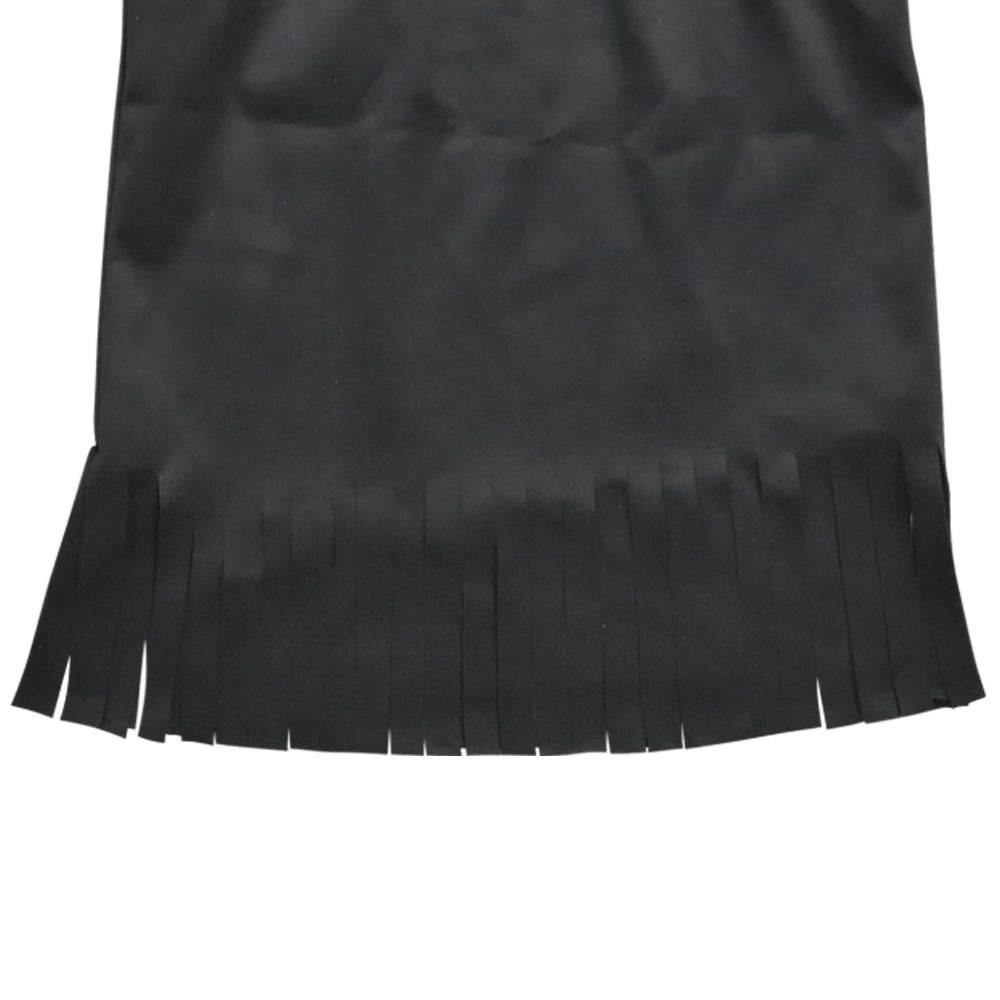 Baby Girls Black Tassle Halter Shirts Tops