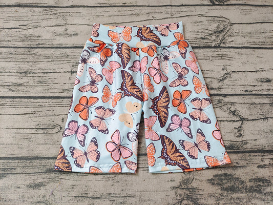 Baby Kids Girls Biking Butterfly Colorful Summer Shorts