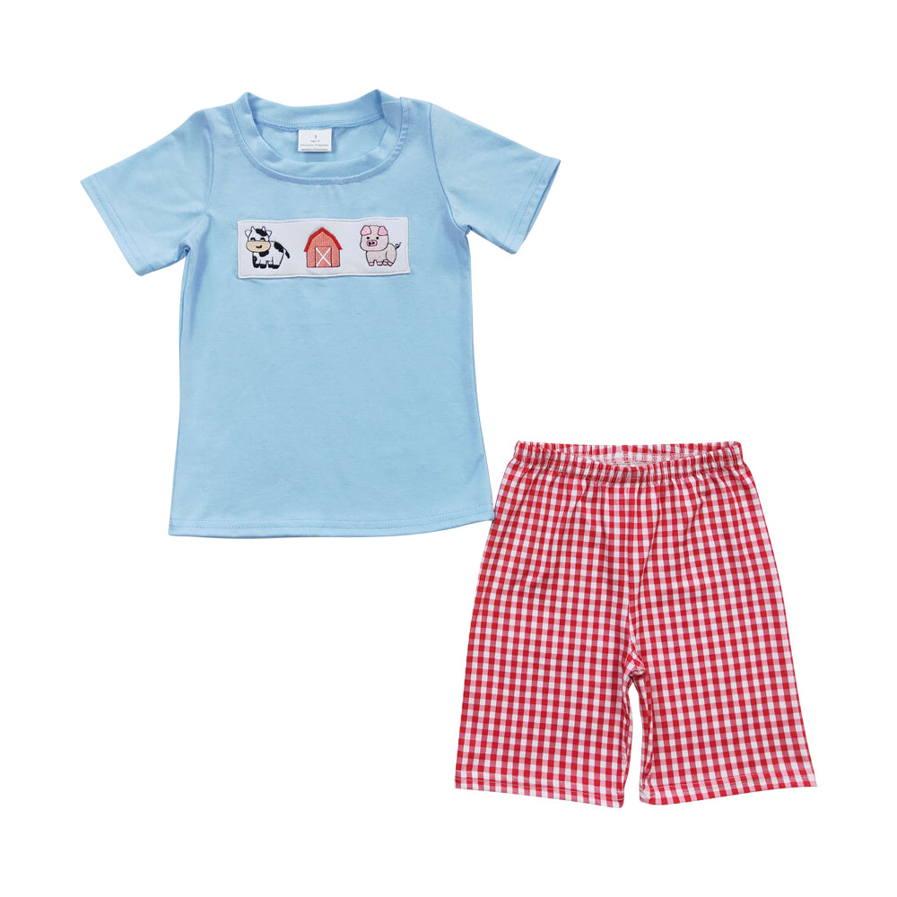 Baby Boys Farm Summer Shorts Sets