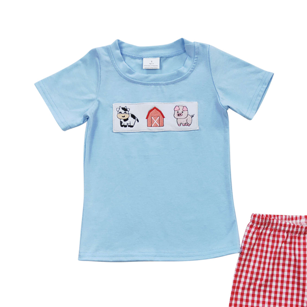 Baby Boys Farm Summer Shorts Sets