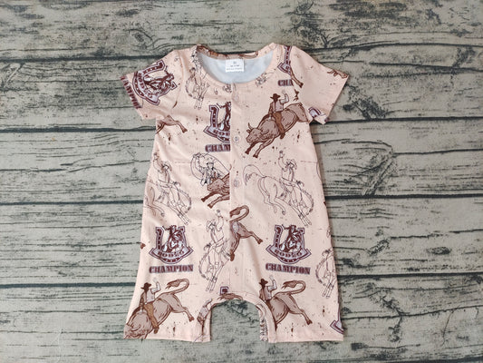 Baby Boys Rodeo Summer Rompers