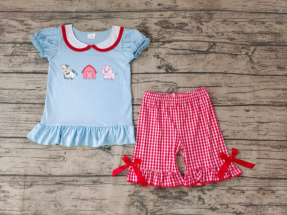 Baby Girls Farm Summer Shorts Sets