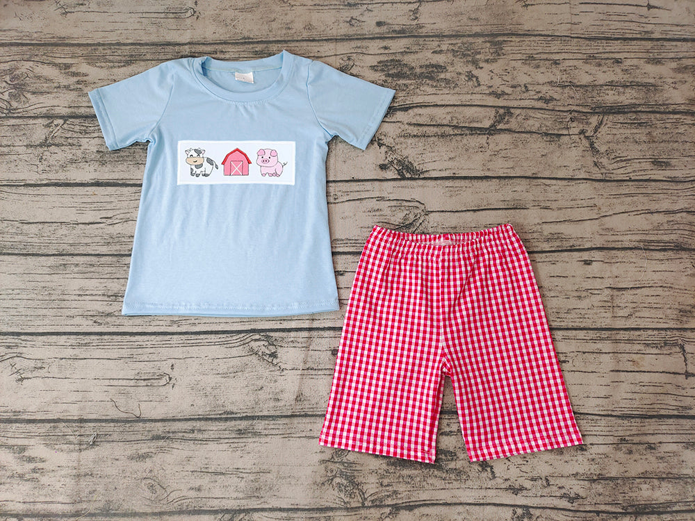 Baby Boys Farm Summer Shorts Sets