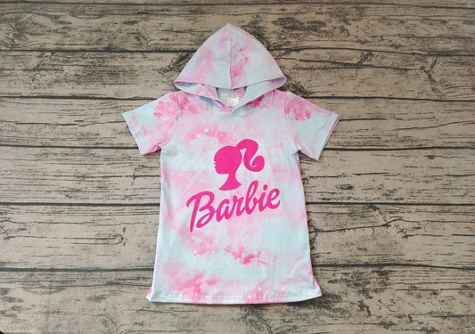 Baby Girls Hoodie Doll Tie Dye Shirts Tops