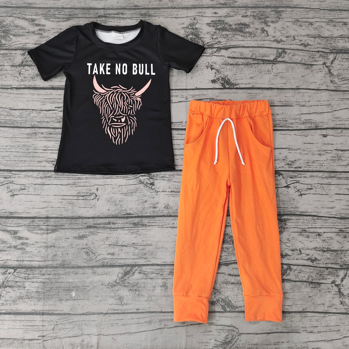 Baby Boys Take No Bull Western Pants Outfits Clothes Sets