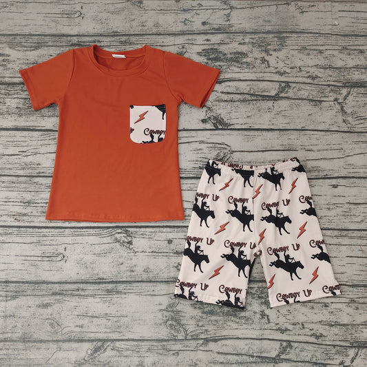 Baby Boys Cowboy Rodeo Shorts Sets