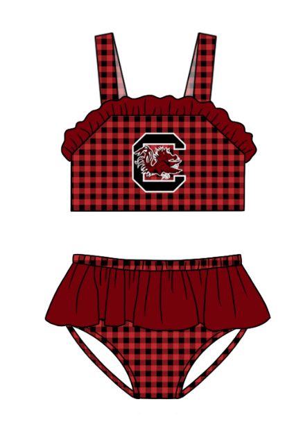 Baby girls team swimsuits sets preorder (moq 5)