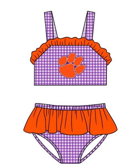 Baby girls team 2 swimsuits sets preorder(moq 5)