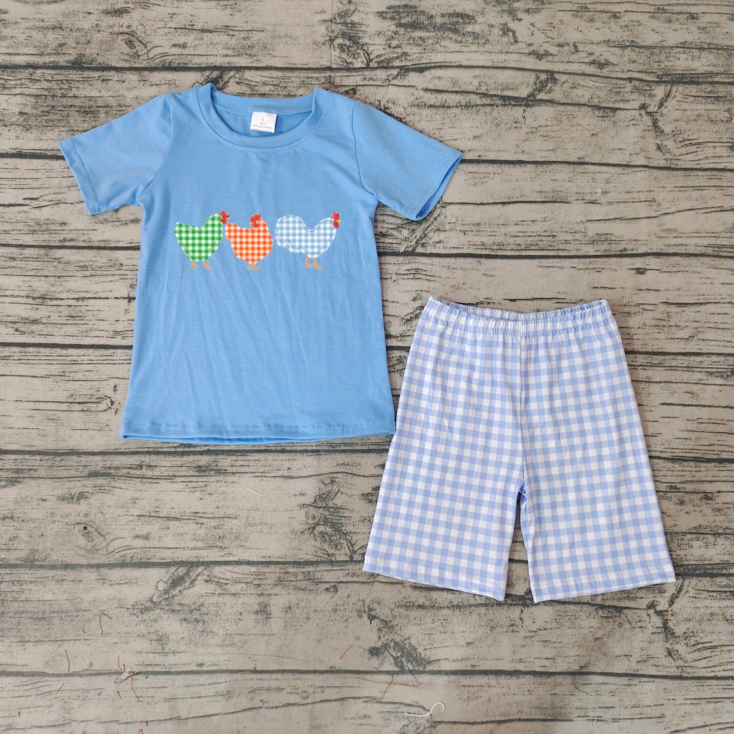 Baby Boys Chicken Summer Shorts Sets