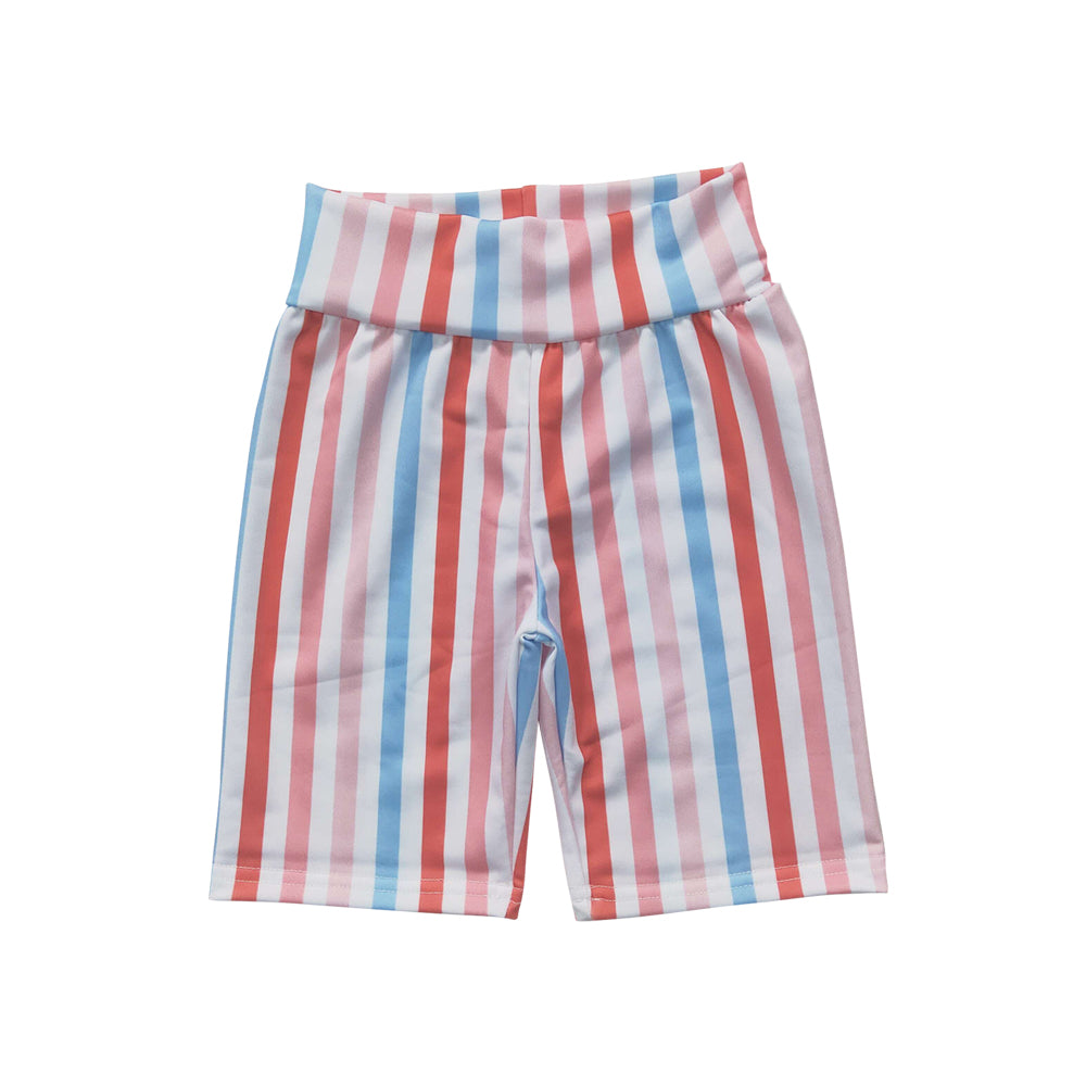 Baby Kids Girls Biking Stripe Colorful Summer Shorts