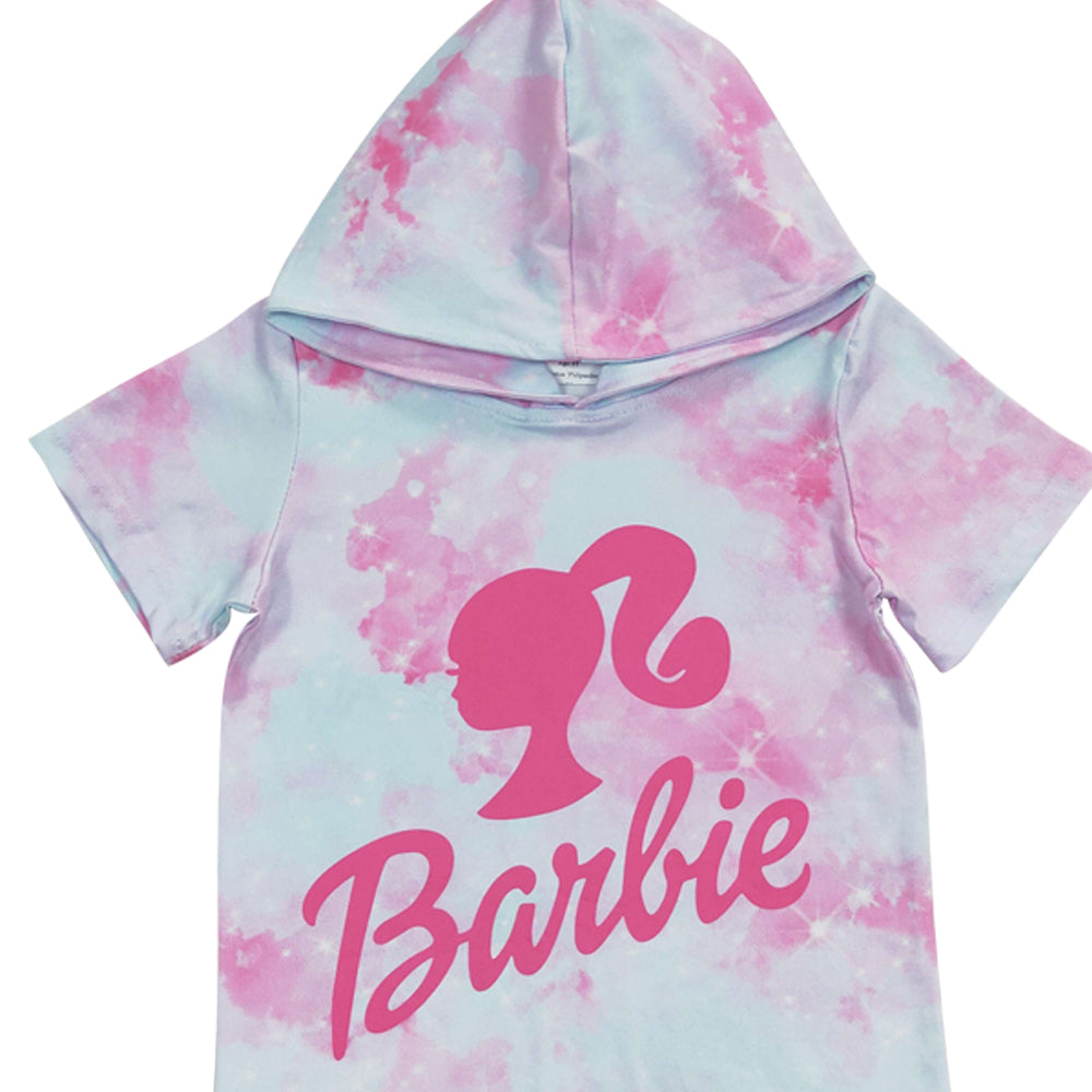 Baby Girls Hoodie Doll Tie Dye Shirts Tops