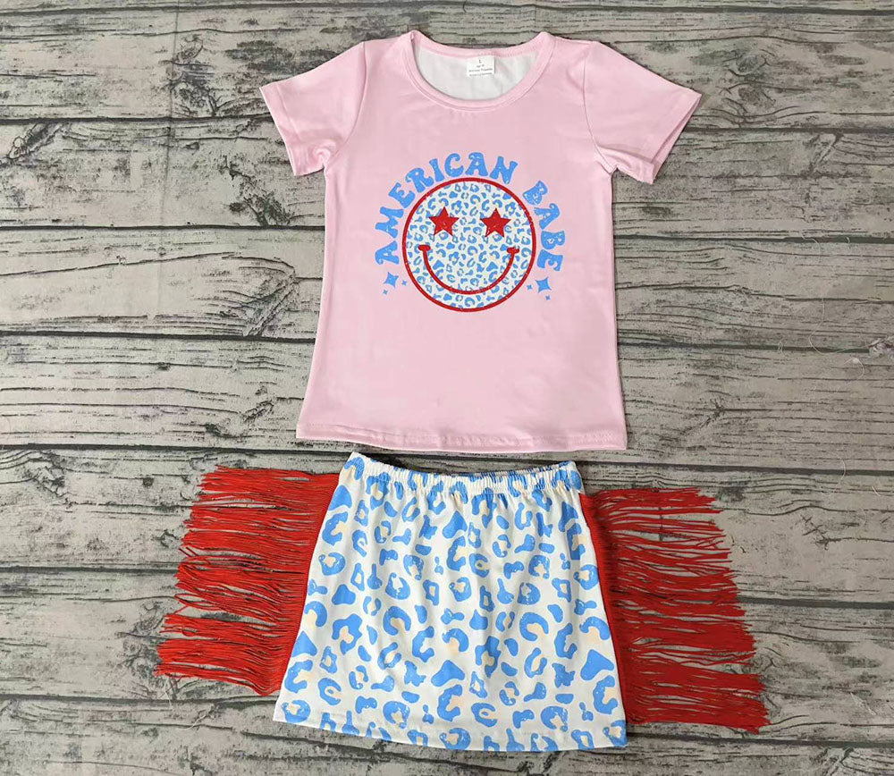 Baby Girls Smile Tassel Skirts Sets