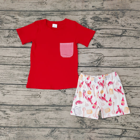 Baby Boys Crawfish Summer Shorts Sets