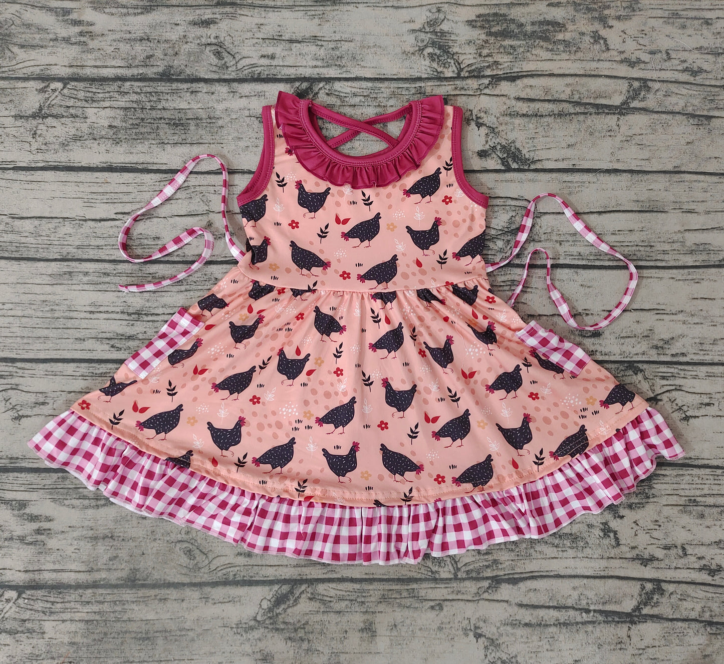 Baby Girls Chicken Knee Length Dresses