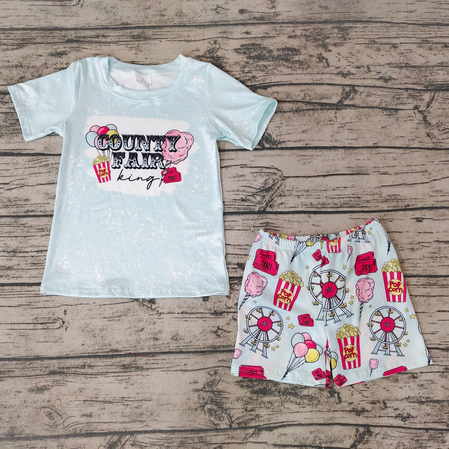 Baby Boys County Fair Summer shorts sets – Aier Wholesale