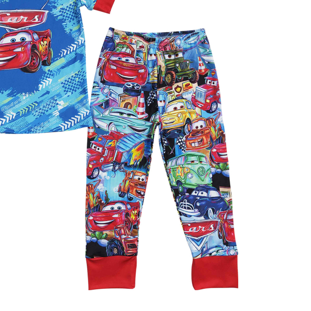 Baby Boys Cartoon Car Pants Clothes sets