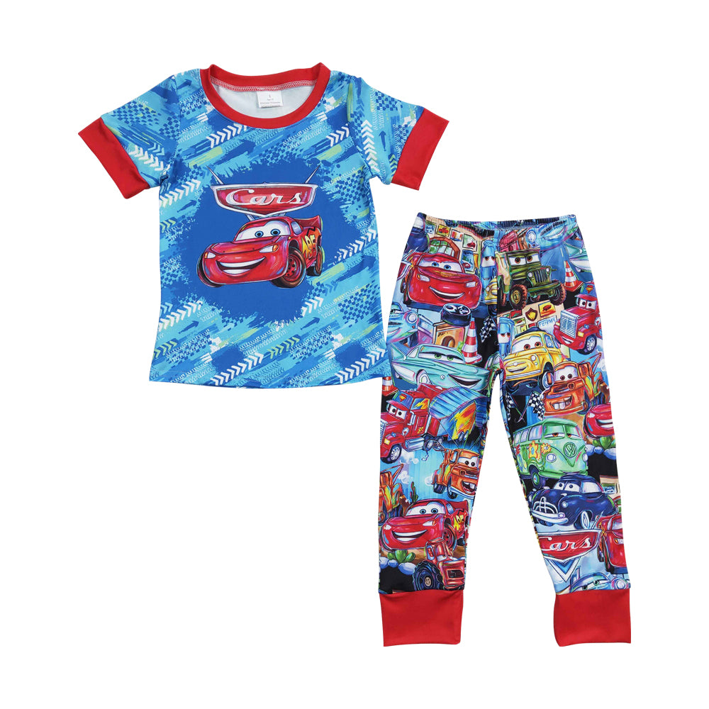 Baby Boys Cartoon Car Pants Clothes sets