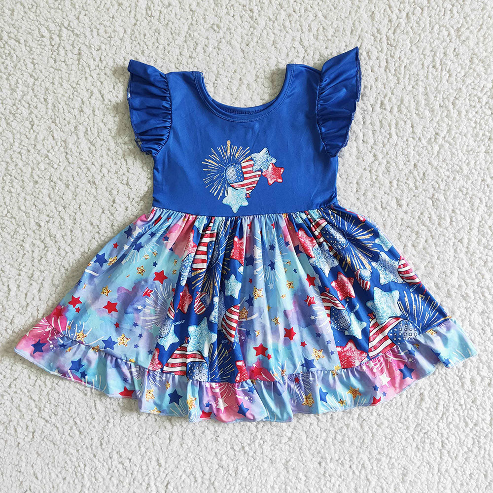 Baby girls 4th of july twirl dresses
