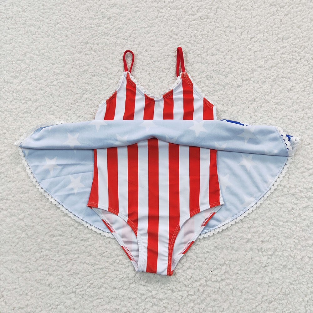 Baby Girls 4th Of July One Pieces Swimsuits