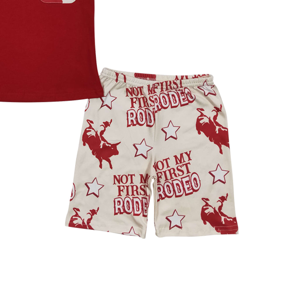 Baby Boys Not My First Rodeo Tee Shirts Shorts Sets