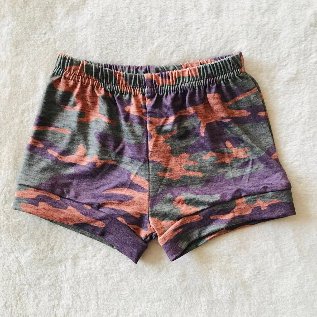 Baby infant boys Newborn camo shorts