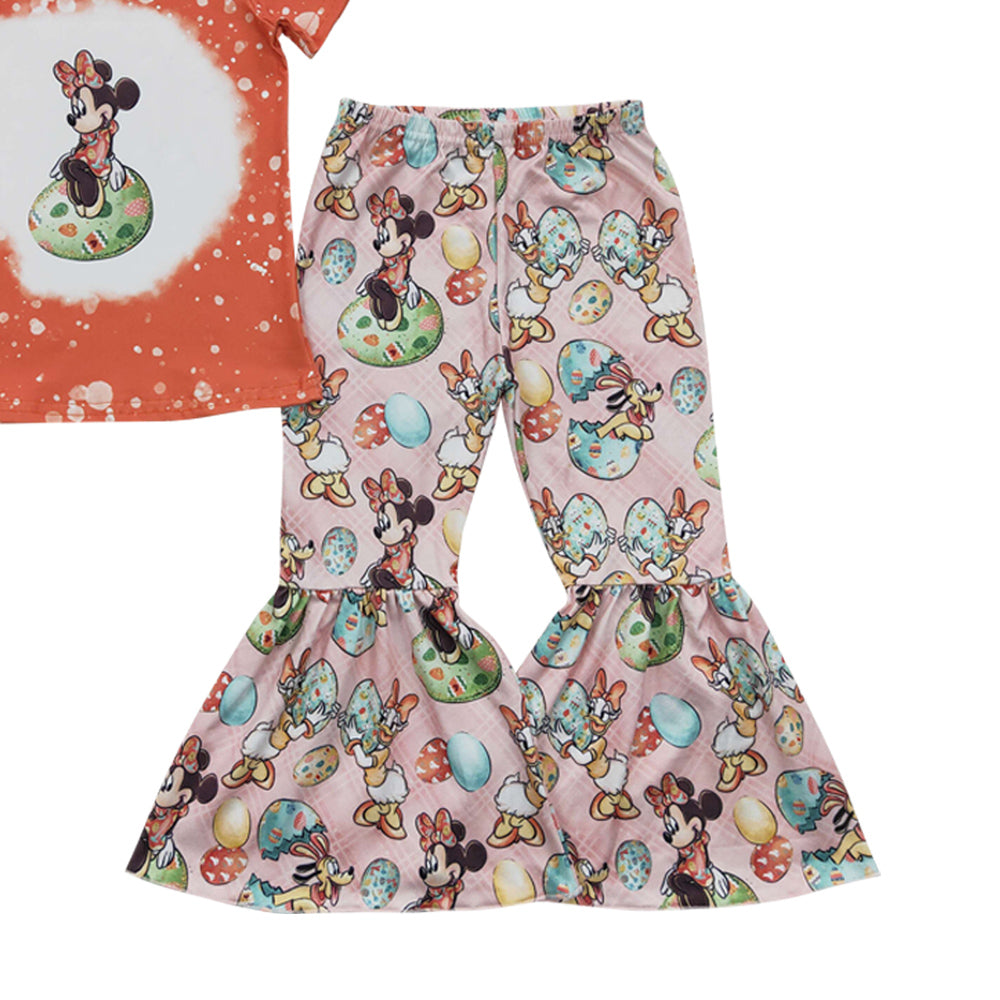 Baby Girls Cartoon Easter Bell Pants Clothes Ses