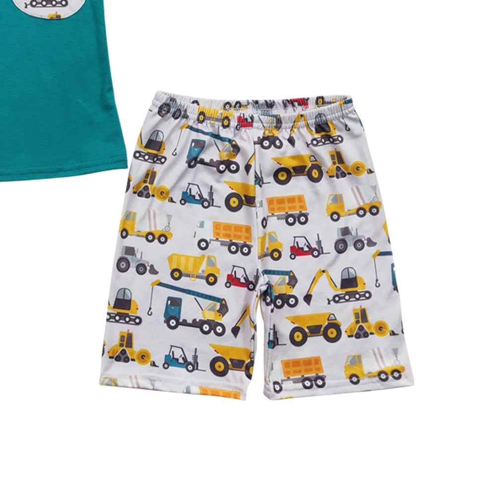 Baby Boys Tractor Pockets Shorts Sets