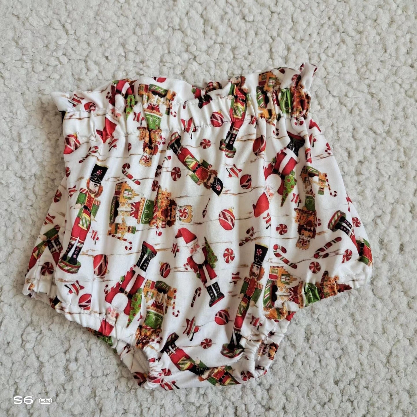Baby Girls Christmas soldier bummies bloomers