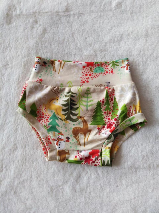 Baby Girls Christmas tree bummies bloomers