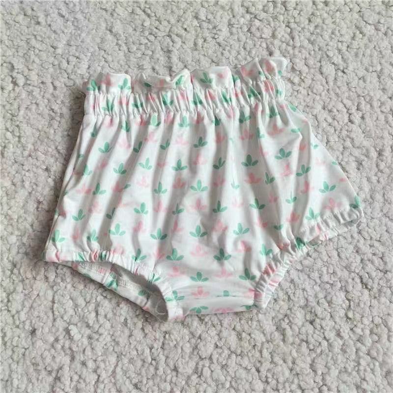 Baby Girls pink green bummies bloomers