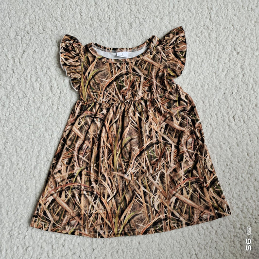 Baby girls camo pearl dresses