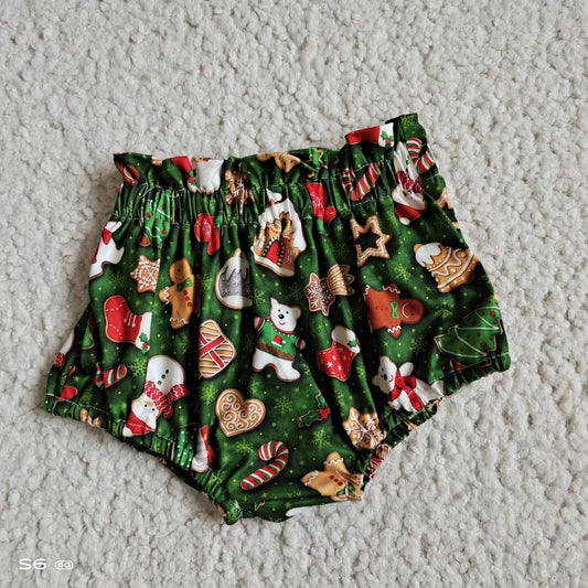 Baby Girls Christmas bear bummies bloomers