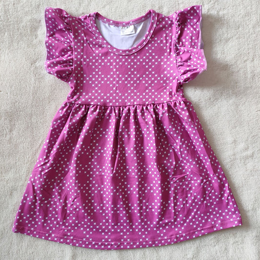 Baby girls hotpink pearl dresses