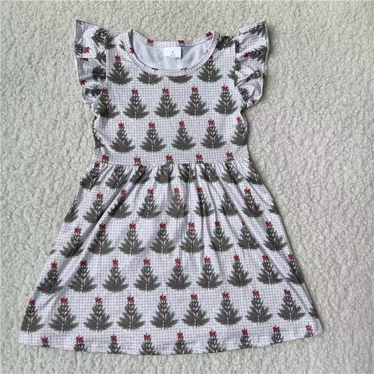 Baby girls Christmas tree pearl dresses