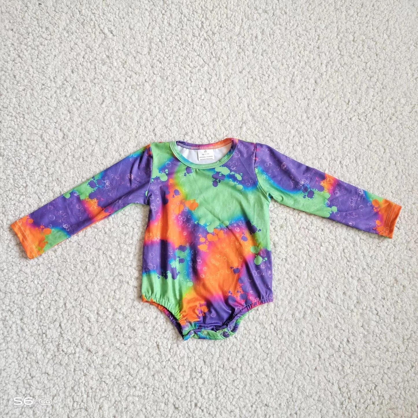 Baby infant tie dye rompers