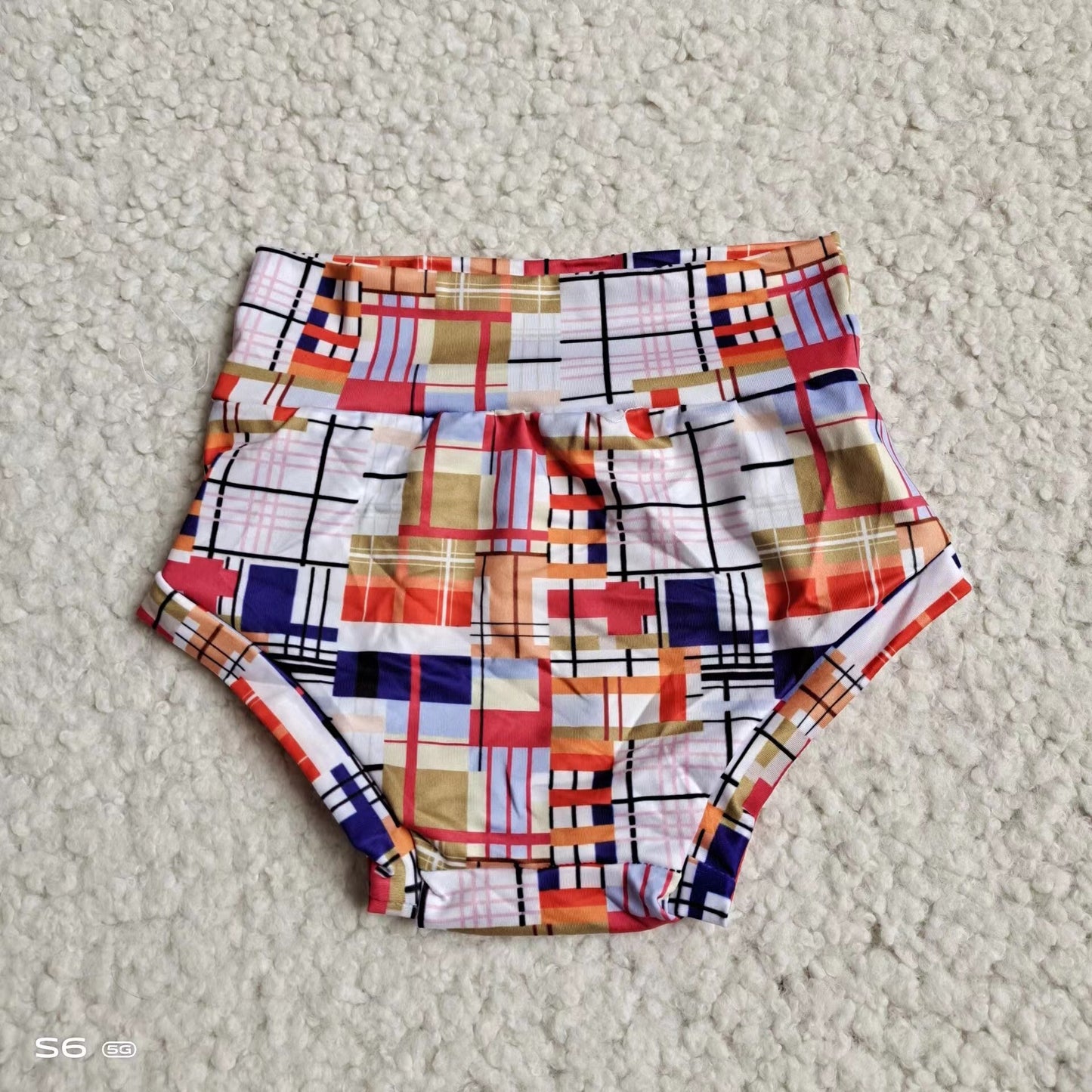 Baby Girls plaid bummie bloomers