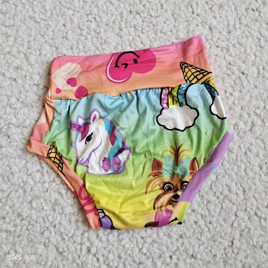 Baby Girls unicorn bummie bloomers