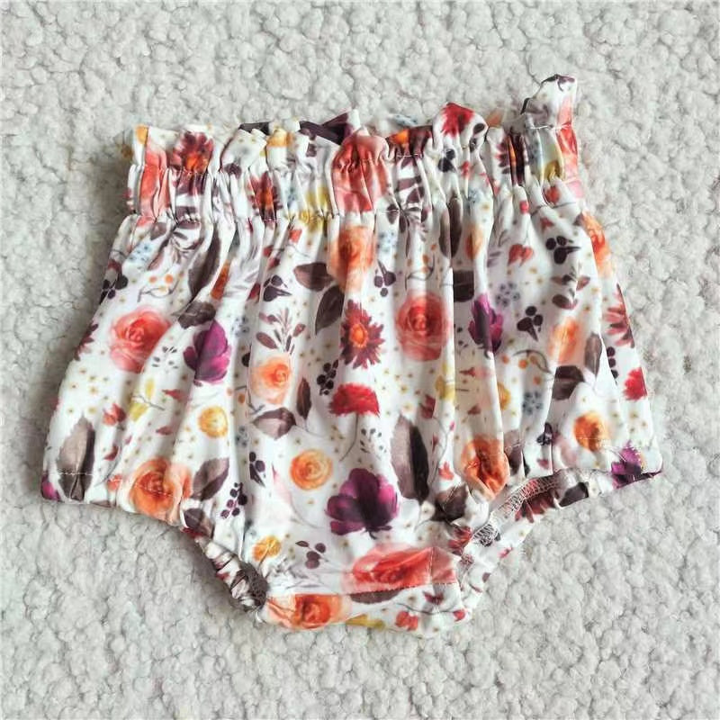 Baby infant girls floral bummies bloomers